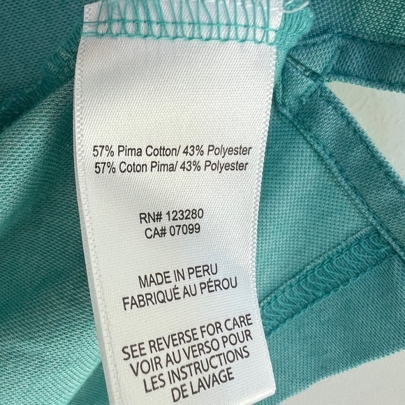 Travis Mathew Men’s Golf Polo Shirt Green with Pocket - Picture 6 of 7